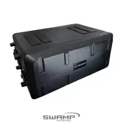 SWAMP 4U Wireless Microphone Receiver Rack Case - Hard Plastic Shell