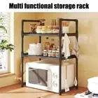 Multifunctional Microwave Oven Rack Elevated Design Seasoning Rack Spice