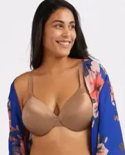 Maidenform 09436 9436 Extra Coverage Underwire Bra Chestnut 34D