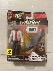 DUCK DYNASTY Willie Robertson A&E 4 Piece Action Figure Set New Adventure Wheels