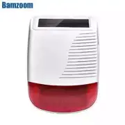 Wireless Solar Strobe Siren Waterproof 433MHz Home Burglar Wifi GSM Alarm System
