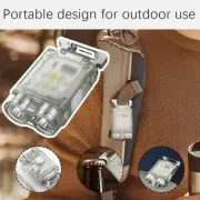 Led Flashlight Mini Portable Work Light Pocket USB Keychains Rechargeable R9V4