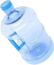LOORGVEL Outdoor Portable Water Container with Handle Thick Pet Water Jug for Home Office Gym and Camping Transparent Design for Easy Monitoring of Water Level