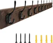 Coat Rack Wall Mount 2 Pack 34 Inch Coat Hooks Wall Mount Coat Hanger Wall Mount