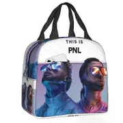 a2527 This Is PNL Insulated Lunch BagsFrench Rap Band Portable Lunch Tote School Food Box sz1036