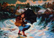 "Gale" Canvas for Cross Needlepoint Tapestry Gobelin Embroidery 10556