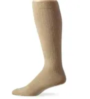 Mens compression Dress Socks 20-30mmHg Activa Men's Closed Toe (Tan) Small
