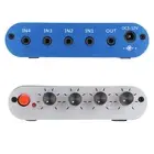 Mini Stereo Mixer 4 in 1 Out Volume Adjustment 3.5mm Sound Selector Amplifier