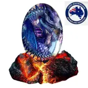 Lava Dragon Egg Resin Purple Lava Dragon Egg Ornaments Gifts