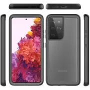 GSA Shockproof Bumper Case for Samsung Galaxy S21 Plus - Clear/Black
