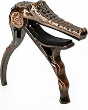 Alice Alligator Shape Aluminum Alloy Acoustic Guitar Capo with Clamshell Package