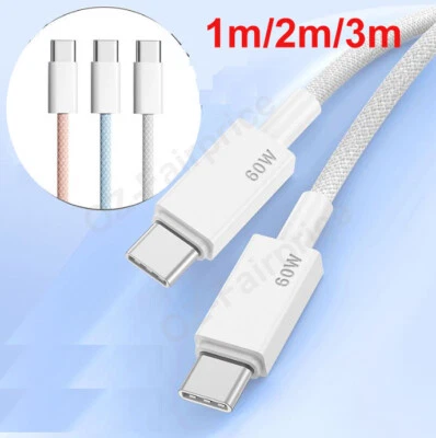 For Apple iPhone 16/15 Pro Max Plus Type C iPad Cable Fast Charger Charging