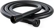 OFFO Ultra-Flex Shower Hose 1.5m(60 Inches), Premium RV PVC Handheld Shower Head Hose Flex Hoses Extension with Brass Insert and Nut for Bath Taps Replacement, Matte Black