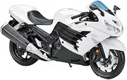 For Kawasaki Ninja H2R ZX-14R Z900RS 1:12 Scale Doll Toy Alloy Boy Sports Bike Motorcycle Model Replica Men's Gift(ZX-14R)