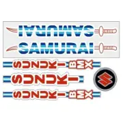 Suzuki - SAMURAI bmx decal set - Old school bmx