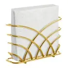 Gold Napkin Holder for Table - Luxurious Metal Napkin Holder for Table, Kitch...
