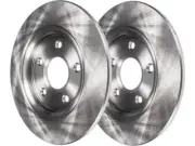 Rear Brake Rotor Set For 03-11 Saab 93 93X Linear 2.0T FWD Turbo4 Base KQ83B9 (for: Saab)