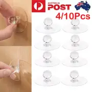 4/10Pcs Self-adhesive Pull Handle Door Knobs Drawer Cupboard Cabinet Kitchen AU