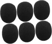 LOLIPPYY 6Pcs Mini Windscreen Cover for Lavalier Headset Microphones High Wind Resistance Dust Protection for Live Streaming and Interviews