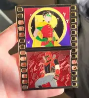 Dc Comics Redhood Jason Todd Robin Red Hood Flames Enamel Pin