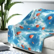 Clay Target Shooting Sherpa Fleece Blanket Skeet Gun Trap Sporting Clays Throw