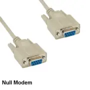 10PCS 3' Null Modem DB9 Female to Female Cable 28AWG RS-232 DTE Data Crossover