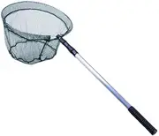 LiFschal 135cm/53.15in Aluminum 3 - Section Telescopic Fishing Landing Net - Collapsible Ultra - Light Fish Net for Anglers