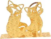 DOITOOL Fox Napkin Holder Table Napkin Organizer Bathroom Napkin Holder Tray Table Trays for Eating Cocktail Napkins Paper Desk Dispenser Tissue Paper Wrought Iron Household