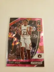Isaac Okoro 2020 Prizm Draft Picks Pink Cracked Ice RC Rookie Card #44