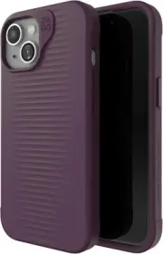 ZAGG Luxe Snap iPhone 15/14/13 Case MagSafe Phone Case, Plum Purple