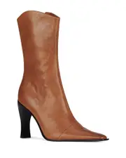 Jeffrey Campbell Women's Be-Bold Snip Toe High Heel Boots