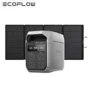 ECOFLOW DELTA 3 Plus 1024Wh Power Station Solar Generator with 400W Solar Panel