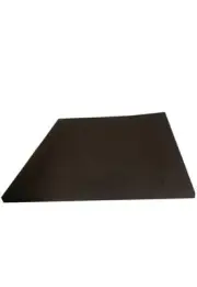 Cross Linked Polyethylene Foam Sheet Black 4lbs /cu Ft. 3/8” Thick X 48” X 96”