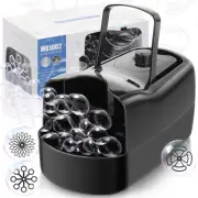 Automatic Bubble Machine for Kids - 3 Size Bubbles, 2 Speeds, Outdoor Toys for T
