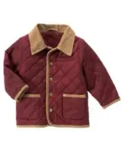 GYMBOREE GRIZZLY LAKE RED QUILTED JACKET 6 12 24 4T 5T NWT