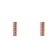2x Ben David Mima Flower Vase Display Blush Decorative Home/Lounge shelf Decor