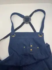 Texas Canvas Ware Denim Bib Apron Kitchen Cooking Workshop Work New With Tags