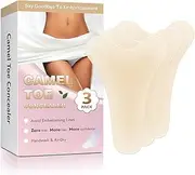 [Wezest] 3 Pack Camel Toe Concealer, Seamless Camel Toe Hider, Reusable Anti Camel Toe Silicone Insert, No Camel Toe Underwear Guard, Cameltoe Concealer Cover