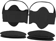 koolsoo Arch Pad Arch Support Compression Band for Men Women Soft Arch Support Insert Arch Support Sleeve for Shoes High Heels Yoga, Black