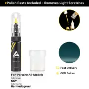 Touch Up Paint For Porsche All Models N6Y Bermudagruen With Polish Paste