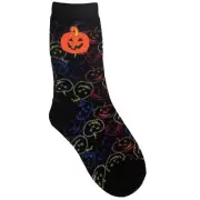 DAVCO Big Girl's Applique Pumpkin Crew Socks (6-8.5) - NWT