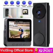 Bluetooth Wireless Video Door Bell Intercom System Monitor 4.3" Doorbell Camera