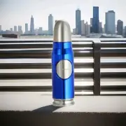 Blue Jobon Bullet Torch Jet Lighter Windproof Refillable Butane Gas Flame New