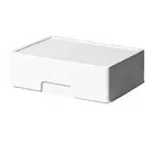 Plastic Storage Box Label Slot Design Drawer Organizer Box Multifunctional With