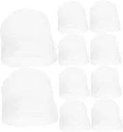 Alipis 20pcs Disposable Chef Hat Cooking Hat Disposables Hats Pizza Hat Women Chef Hat Cook Hat Waitress Hat Chef Hat Kitchen Hat Sushi Chef Hat Baking Hat Non-Woven Fabric White