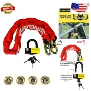 High-Security New York 1415 Chain Lock & Disc Lock - Double Deadbolt System