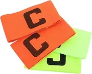 VANZACK 4pcs Football Captain Armband Football Elastic Bands Captain Armband Sport Badge Soccer Badge Polyester