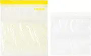 IKEA 303.393.49 Istad Plastic Freezer Bag, Yellow/White