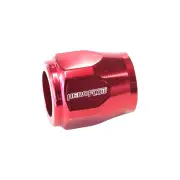 Aeroflow Hex Hose Finisher / Hose End Red I.D 12.7 1/2" Suit -4 AN Hose