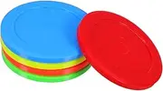 Kisangel 5pcs Replacement Pucks for Mini Air Hockey Game Compact Pucks for Boys and Girls and Adults for Desktop Ice Hockey Fun